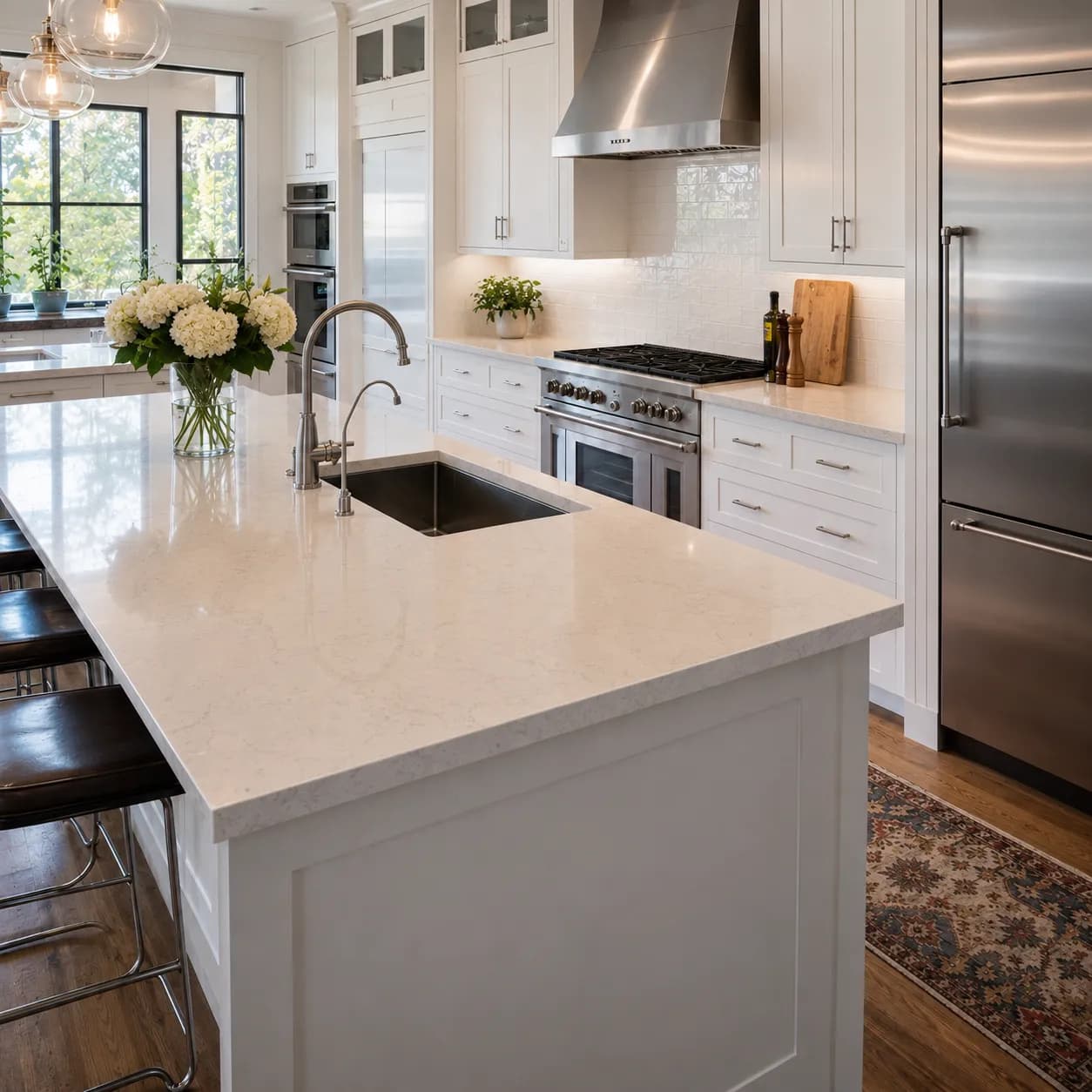 Kitchen after professional cleaning